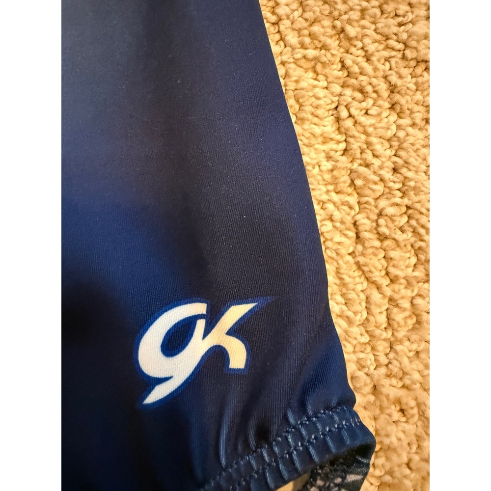 NWOT GK Child Medium Custom Chow's Winter Classic 2026 Leotard - Snowflakes! ❄️✨ - Picture 2 of 7